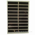 5W/5V/1A PET Solar Panel, Laminated with PCB, with 10pcs of Solar Cells, Sized 101 x 69 x 30mm